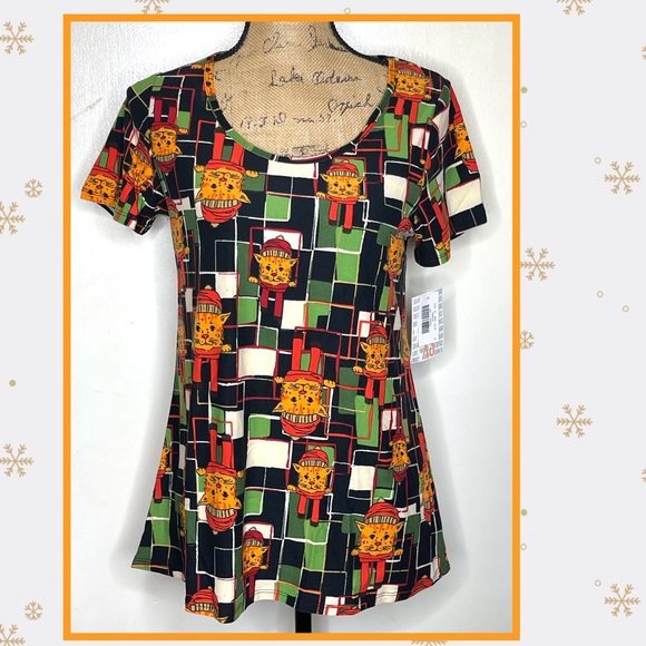 Christmas Cats LuLaRoe Classic T - Picture 1 of 3